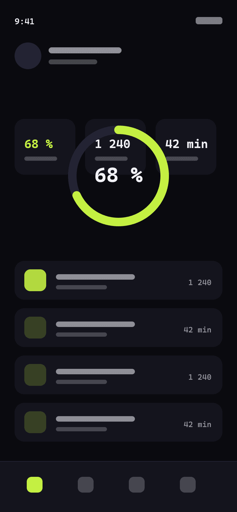FitZone — vue mobile